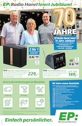 EP: Prospekt für Dresden mit 12 Seiten EP: Prospekt "EP:Radio Hanel feiert Jubiläum!" für Dresden, 12 Seiten, 28.08.2026 - 12.09.2026