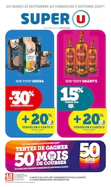 Prospectus Super U à Valmont, "Super U", 40 pages de promos valables du 23/09/2025 au 05/10/2025