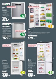 Kühlschrank Angebot im aktuellen MediaMarkt Saturn Prospekt auf Seite 9