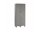 Armoire haute en résine gris 182X78X49 cm "MALO" - Cooke and Lewis en promo chez Brico Dépôt Sainte-Geneviève-des-Bois à 109,00 €