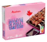 Brochettes De Poulet Yakitori Surgelées Auchan dans le catalogue Auchan Hypermarché