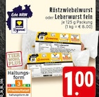 Röstzwiebelwurst im Angebot bei EDEKA in Aachen Röstzwiebelwurst Angebote von Rasting bei EDEKA Aachen für 1,00 €