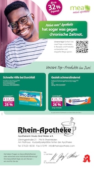 mea - meine apotheke Prospekt Unsere Juni-Angebote mit 4 Seiten