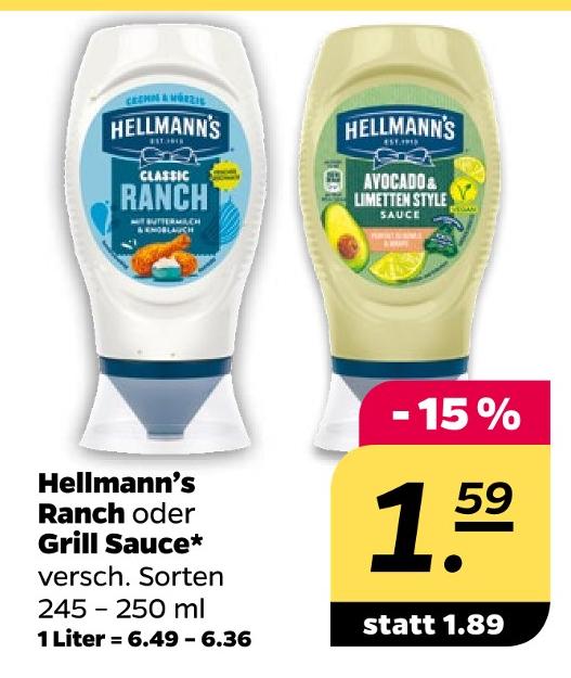 Ranch oder Grill Sauce*