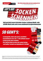MediaMarkt Saturn Prospekt für Spremberg: "LET'S GO! SOCKEN SCHENKEN", 1 Seite, 01.12.2023 - 23.12.2023
