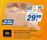 Aktuelles True Wireless Kopfhörer Wave Beam beige Angebot bei expert in Leverkusen ab 29,99 €