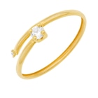 Promo Bague en or jaune et oxydes de zirconium à 124,00 € dans le catalogue E.Leclerc à Jonzac
