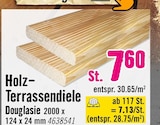 Holz-Terrassendiele Angebote bei Hornbach Marl für 7,60 €
