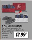 Gästehausschuhe im Angebot bei Lidl in Unna Gästehausschuhe Angebote bei Lidl Unna für 12,99 €