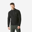 Fleecepullover Herren 1/2 Reißverschluss Wandern - MH100 schwarz für 12,99 € bei Decathlon im Angebot Fleecepullover Herren 1/2 Reißverschluss Wandern - MH100 schwarz im aktuellen Decathlon Prospekt