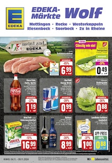 EDEKA Mettingen Prospekt "Aktuelle Angebote" mit 24 Seiten