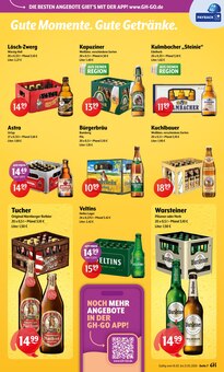 Veltins im Getränke Hoffmann Prospekt "Aktuelle Angebote" mit 10 Seiten (Bayreuth)