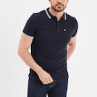 La Halle Paris - Promo Polo piqué coton manches courtes bleu marine homme Promo Polo piqué coton manches courtes bleu marine homme à 9,99 € dans le catalogue La Halle à Paris