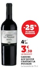 Cahors AOP Rouge Chateau - La Poujade en promo chez U Express Franconville à 3,30 €