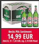 Pils Sortiment im Angebot bei Nuck Getränke in Freital Pils Sortiment Angebote von Beck's bei Nuck Getränke Freital für 14,99 €