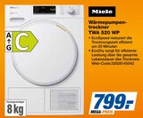Aktuelles Wärmepumpentrockner TWA 520 WP Angebot bei expert in Wuppertal ab 799,00 €