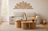 Set de 2 tables basses gigognes Soleya - Maxi Bazar à Paris Set de 2 tables basses gigognes Soleya en promo chez Maxi Bazar Paris à 179,99 €
