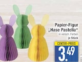 Papier-Figur Hase Pastella Angebote bei EDEKA Augsburg für 3,49 €