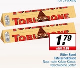 Tafelschokolade im Angebot bei EDEKA in Beckum Tafelschokolade Angebote von Ritter Sport bei EDEKA Beckum für 1,79 €