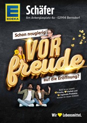 Aktueller EDEKA Bernsdorf Prospekt "Vorfreude auf die Eröffnung" mit 2 Seiten