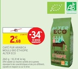 Café pur Arabica moulu Bio Éthiopie - Alter Eco en promo chez Intermarché Boulogne-Billancourt à 2,68 €