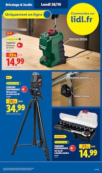 Promotion Perforatrice dans le prospectus Lidl, valable du 22/10/2026 au 28/10/2026 Promo Perforatrice dans le catalogue Lidl du moment à la page 9