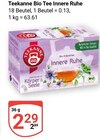 Bio Tee Innere Ruhe Angebote von Teekanne bei GLOBUS Willich für 2,29 €