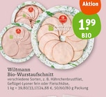 Bio-Wurstaufschnitt von Wiltmann im aktuellen tegut Prospekt für 1,99 €