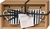 dm-drogerie markt - Espresso Tassen-Set aus New Bone, Streifen, schwarz/weiß Angebot im Prospekt Espresso Tassen-Set aus New Bone, Streifen, schwarz/weiß bei dm-drogerie markt im Prospekt "" für 6,95 €