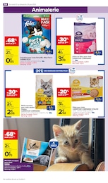 Prix et réduction Litière dans le prospectus Carrefour Market en cours Offre Litière dans le catalogue Carrefour Market du moment à la page 56