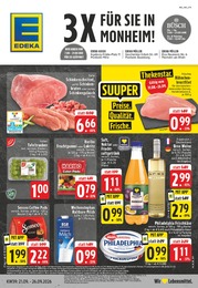 EDEKA Prospekt für Monheim mit 28 Seiten EDEKA Prospekt für Monheim: "Aktuelle Angebote", 28 Seiten, 21.09.2026 - 26.09.2026
