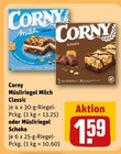 Müsliriegel Milch Classic Angebote von Corny bei REWE Frechen für 1,59 €