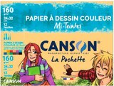 Pochette de papier à dessin - Canson - Monoprix Pochette de papier à dessin - Canson à 5,25 € dans le catalogue Monoprix