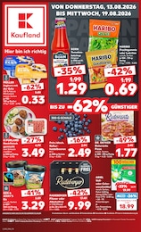 Aktueller Kaufland Prospekt, "Hier bin ich richtig", mit Angeboten der Woche, gültig von 13.08.2026 bis 13.08.2026