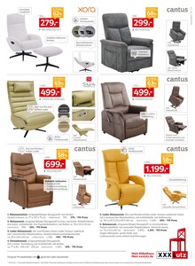 Fernsehsessel im XXXLutz Prospekt "RED SHOPPING WEEK" mit 36 Seiten (Moers)