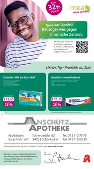 mea - meine apotheke Prospekt der KW 23 "Unsere Juni-Angebote" Aktueller mea - meine apotheke Prospekt "Unsere Juni-Angebote" Seite 1 von 4 Seiten