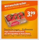 Deutsche Erdbeeren von tegut... im aktuellen tegut Prospekt für 3,99 €