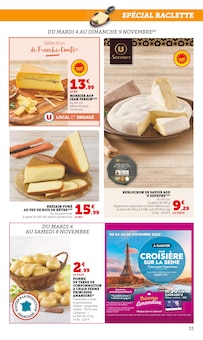 Promotion Reblochon dans le prospectus Super U, valable du 04/11/2025 au 16/11/2025 Promo Reblochon dans le catalogue Super U du moment à la page 33