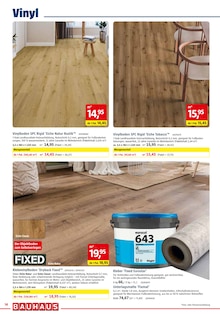 Vinylboden Angebot im BAUHAUS Prospekt, gültig von 02.10.2026 bis 17.10.2026 Vinylboden Angebot im aktuellen BAUHAUS Prospekt auf Seite 14