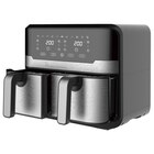 Friteuse im POCO Prospekt MASTERPRO Heißluftfritteuse Doppelbehälter BGMP-9178-BK im aktuellen POCO Prospekt für 79,99 €