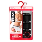Boxers homme "coton stretch" - DIM en promo chez Carrefour Créteil à 12,49 €