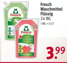 Waschmittel von Frosch im aktuellen Rossmann Prospekt für 3.99€