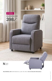 Relaxsessel im aktuellen Kabs Prospekt (Bottrop) Relaxsessel im Kabs Prospekt "GROSSE NEUERĂ–FFNUNG" mit 51 Seiten (Bottrop)
