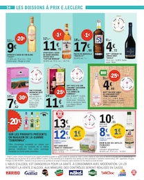 Prix et réduction Vin Blanc dans le prospectus E.Leclerc en cours Offre Vin Blanc dans le catalogue E.Leclerc du moment à la page 34