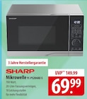 Mikrowelle YC-PS204AE-S Angebote von Sharp bei famila Nordost Elmshorn für 69,99 €