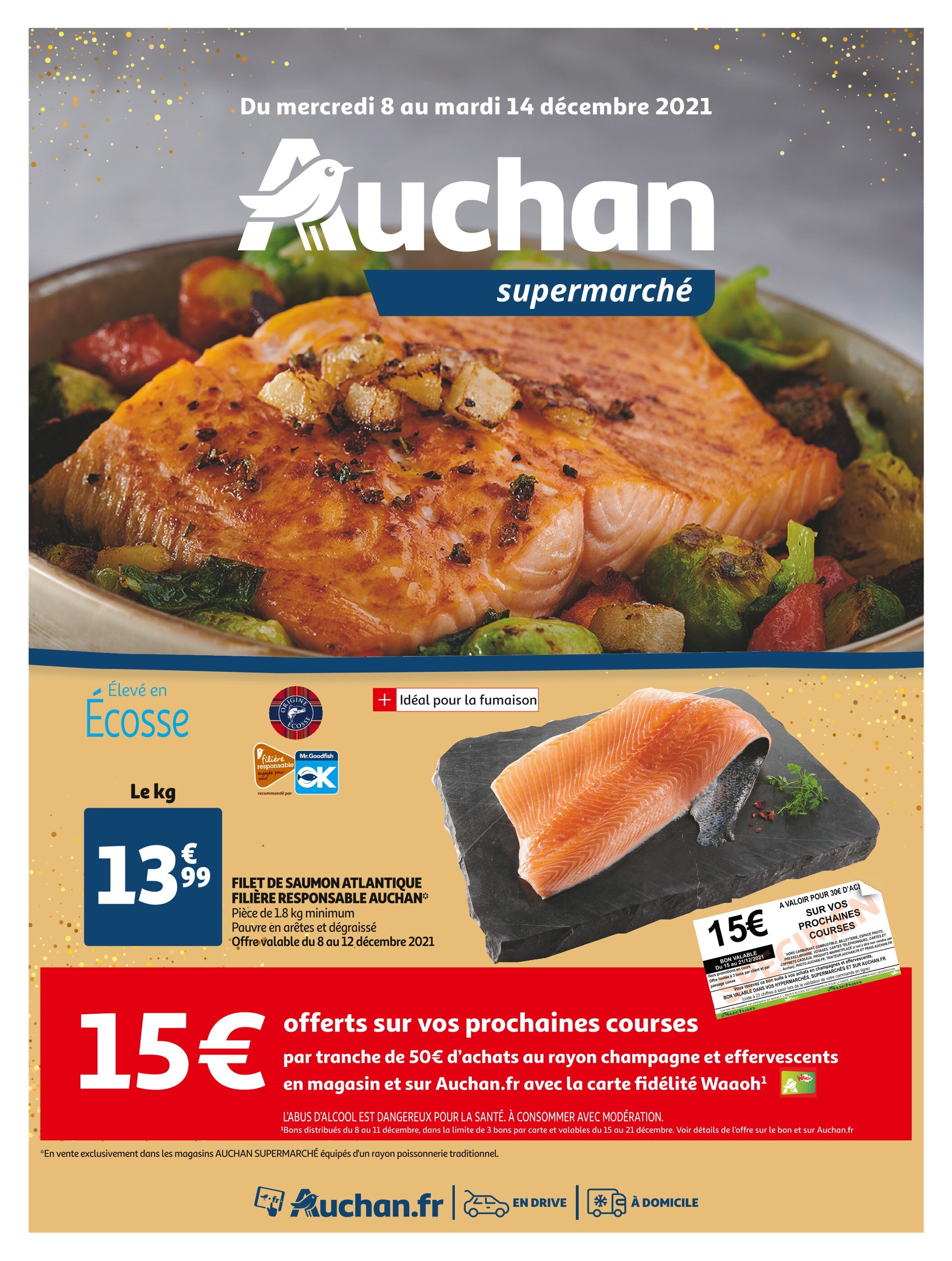 Catalogue Auchan à Samoreau, avec 20 pages Prospectus Auchan à Samoreau, "Auchan", 20 pages, 08/12/2021 - 14/12/2021