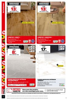 Promotion Dalle PVC dans le prospectus Brico Dépôt, valable du 24/10/2025 au 06/11/2025 Promo Dalle PVC dans le catalogue Brico Dépôt du moment à la page 14