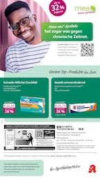 Aktueller mea - meine apotheke Apotheken Prospekt für Hagenbach: Unsere Juni-Angebote mit 4} Seiten, 01.06.2026 - 30.06.2026