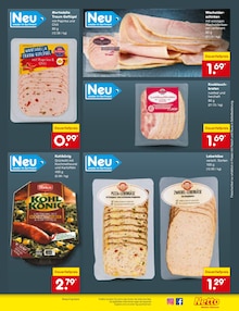 Wurst im Netto Marken-Discount Prospekt "Aktuelle Angebote" mit 57 Seiten (Bochum)