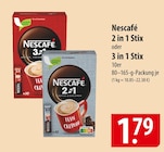 2 in 1 Stix oder 3 in 1 Stix Angebote von Nescafé bei famila Nordost Elmshorn für 1,79 €